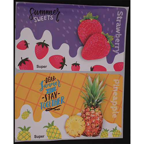 Multicolour Juice Bottle Label