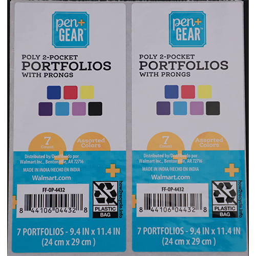 Multicolour Stationary Label