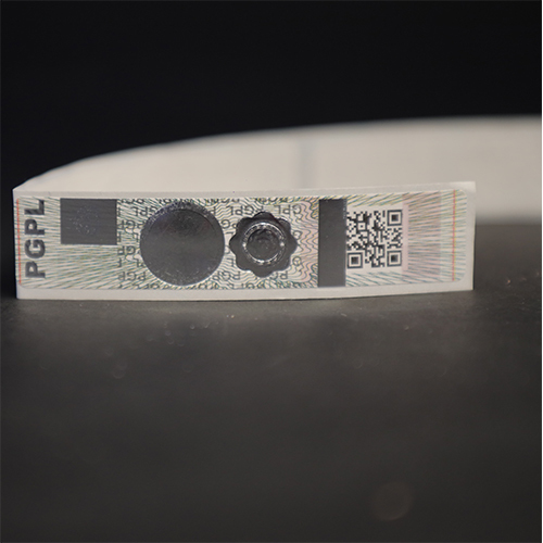 Multicolour Barcode Label