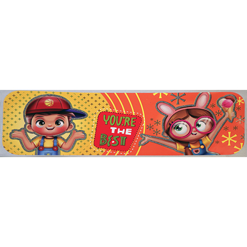 Boys Toys Labels - Pvc Material, Rectangle Shape, Multicolour Design | Hot Melt Self Adhesive With Custom Printing