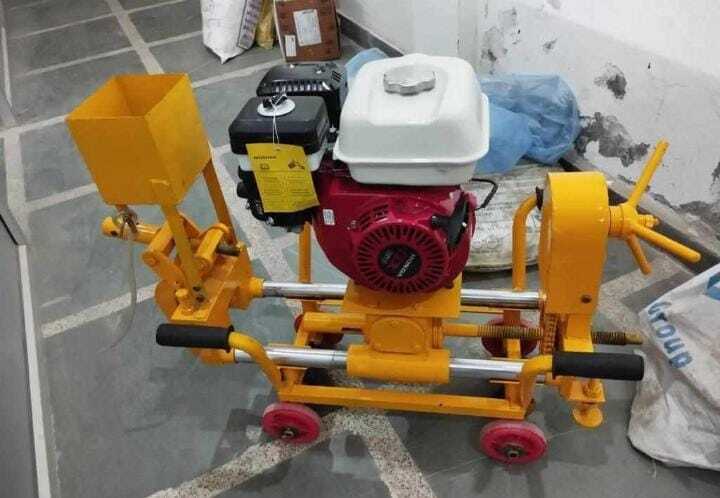 Rail Drilling Machine - Mild Steel, Compact Size, Color Coated In Orange And Black | High Precision, Lightweight, Low Noise, Air-cooled System