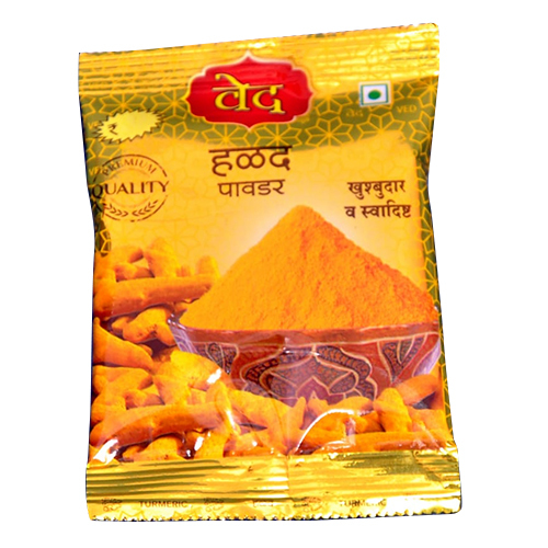 Mini Pack Turmeric Powder - Raw Processed, Vibrant Yellow-orange Color, Easy-to-carry Single-serving Packs, Gluten-free & Vegan Friendly