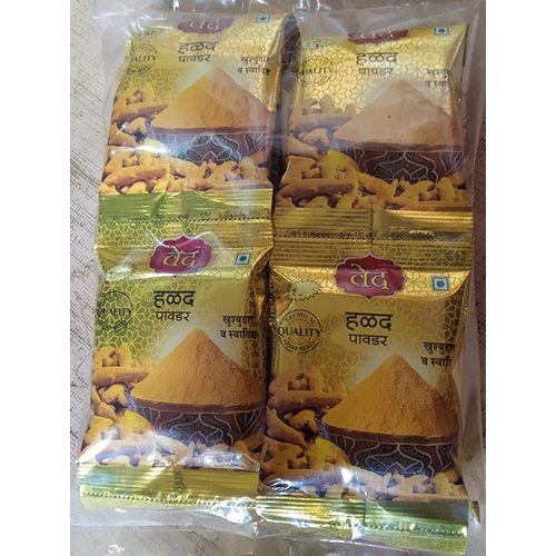 Mini Pack Turmeric Powder - Raw Processed, Vibrant Yellow-orange Color, Easy-to-carry Single-serving Packs, Gluten-free & Vegan Friendly