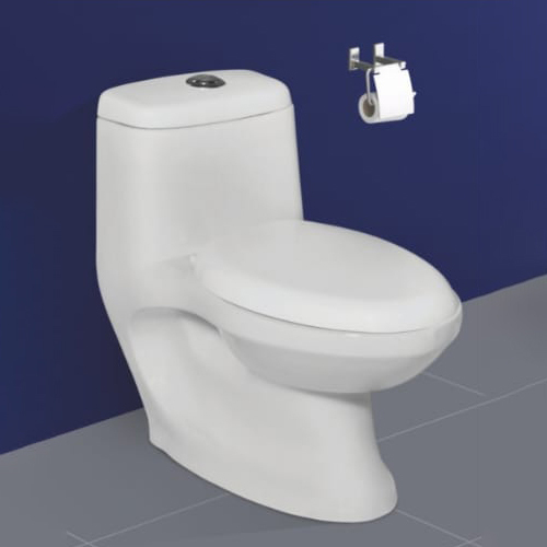 White 660X380X710Mm One Piece Toilet