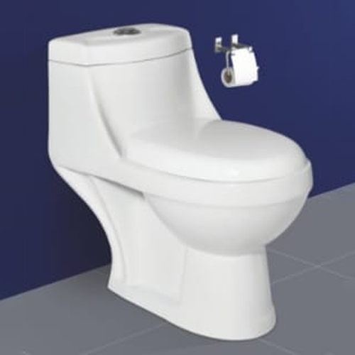 White 660X340X690Mm One Piece Toilet