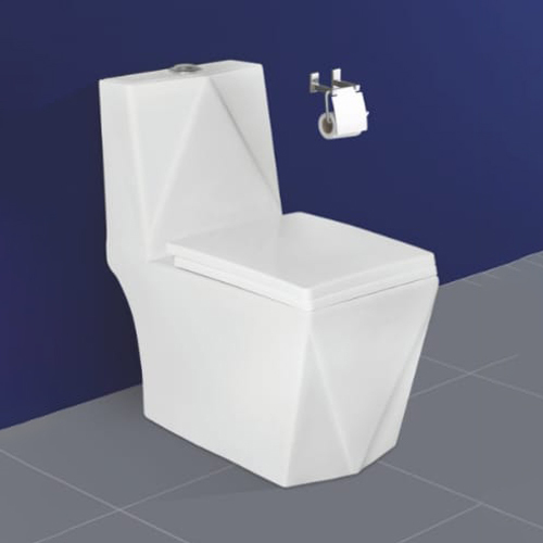 White 755X400X655Mm One Piece Toilet