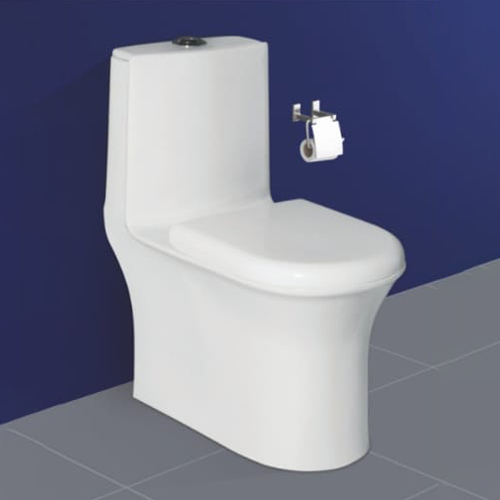 White 740X390X640Mm One Piece Toilet