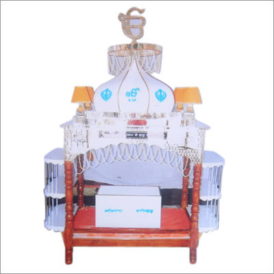 Wood Carved Palki Sahib