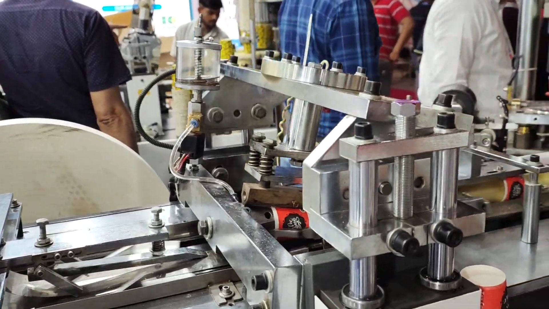 Fully Automatic Paper Cup Making Machine - 3.5 Kw Power, White Color | 1-year Warranty, High Speed Production, 1700 Kg Weight, Plc Control System