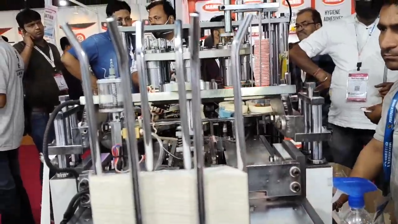 Fully Automatic Paper Cup Making Machine - 3.5 Kw Power, White Color | 1-year Warranty, High Speed Production, 1700 Kg Weight, Plc Control System
