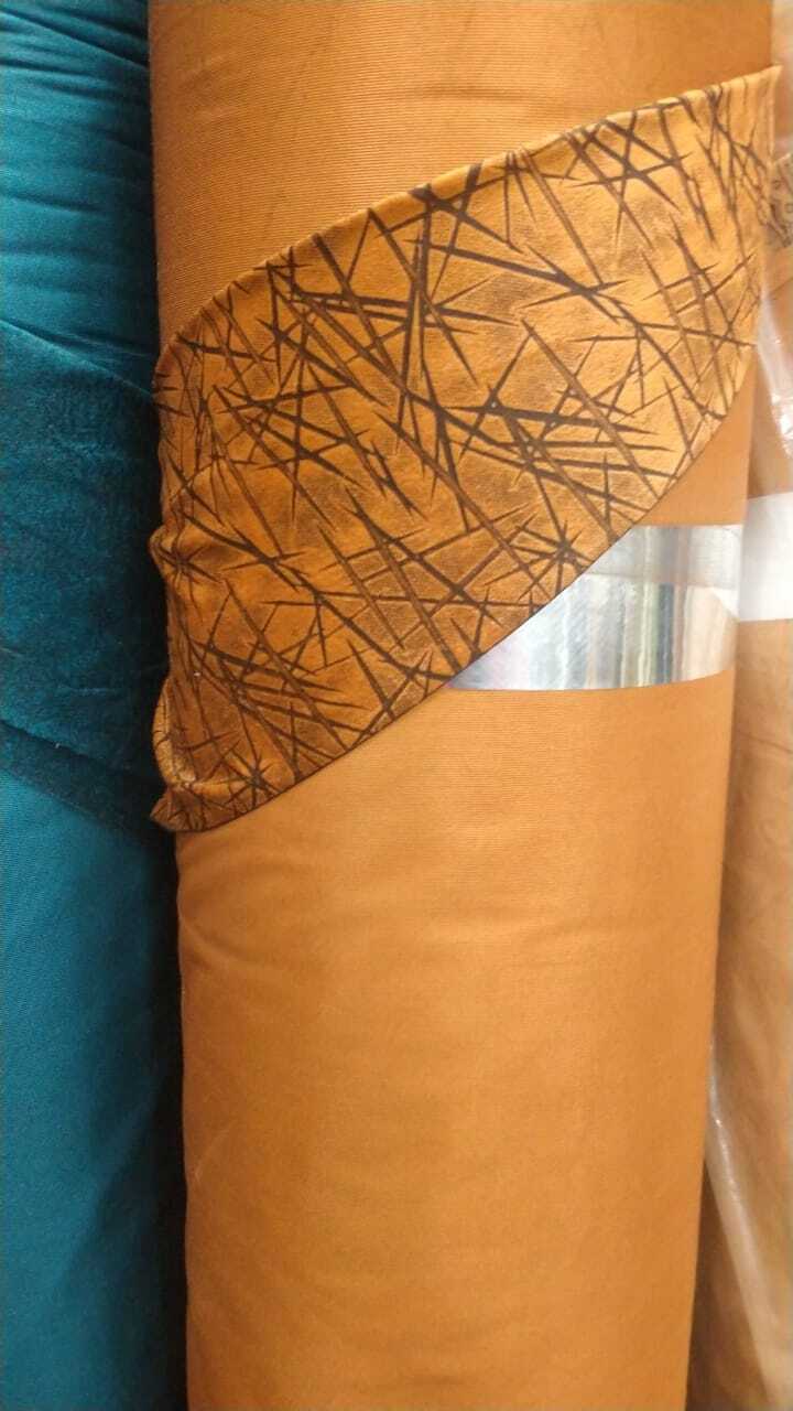 Nexa Sofa Fabric - Suede & Polyester, Smooth Texture | Bright Shine, Woven Knitted Style, Ideal For Sofa Covers, Curtains & Cushions