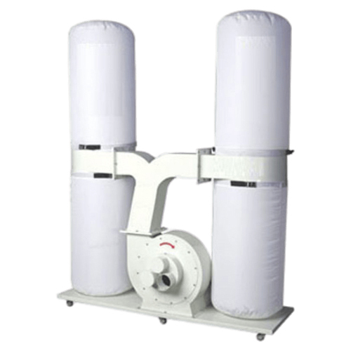 Double Bag Dust Collector - 1300 CFM, 1.5 HP Motor Power, 4 Bags | Mild Steel, 85-90% Efficiency, 220-440 Volt, 1 Year Warranty
