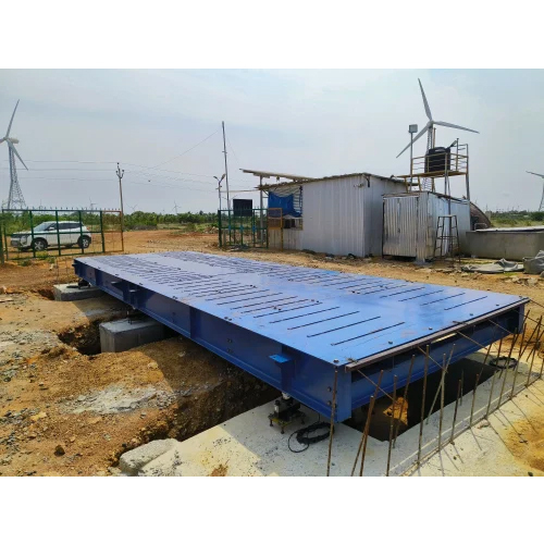 Industrial Electronic Weighbridge - Color: Blue