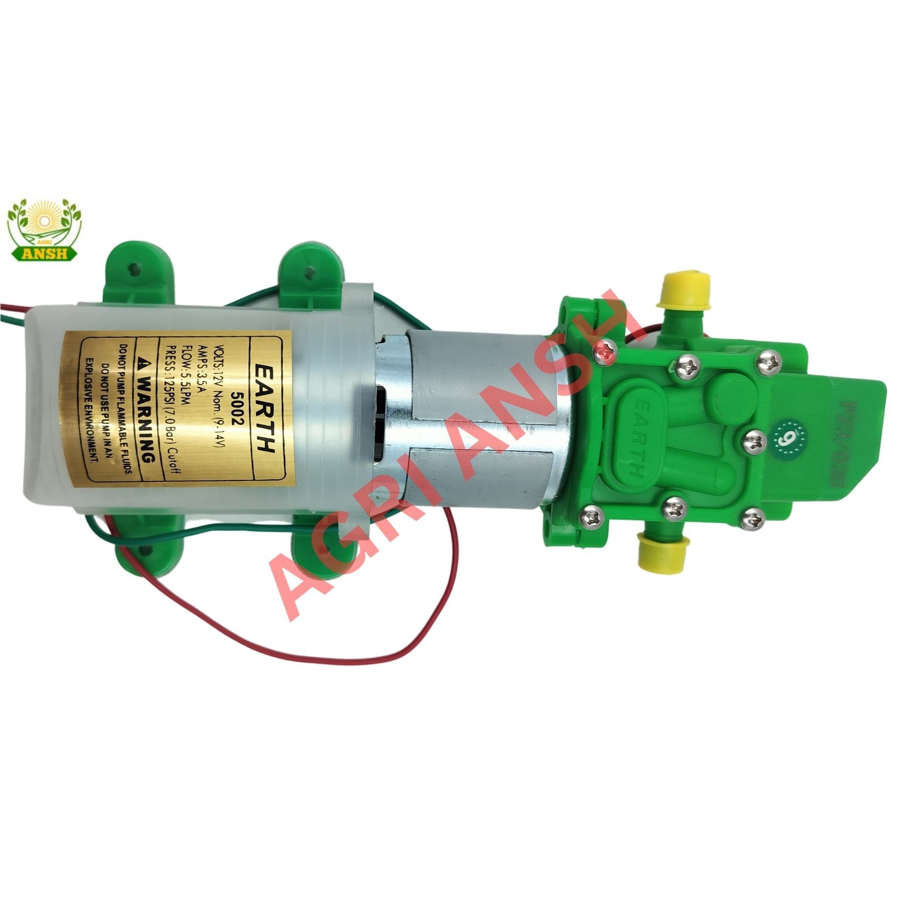 125 Psi Earth Green Battery Sprayer Motor