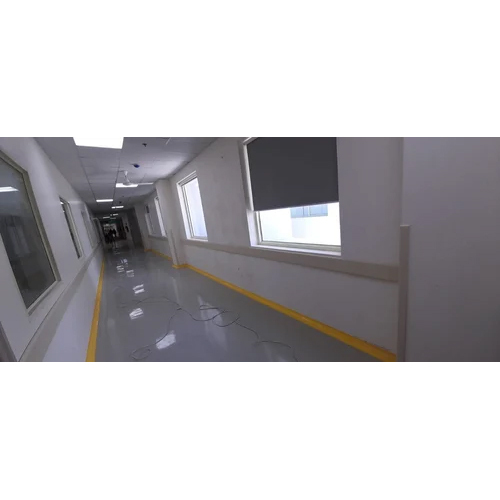 Wall Protection System - Aluminum and PVC, Standard 10' Size, Beige Color | Protects Walls from Stretchers and Wheelchairs
