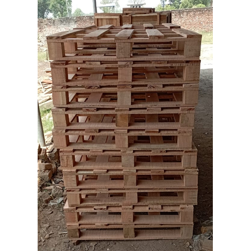 Industrial Wooden Pallet - High-quality Wood, Customized Sizes | 2-way Forklift & Handlift Design, Mesh Style For Optimal Air Circulation