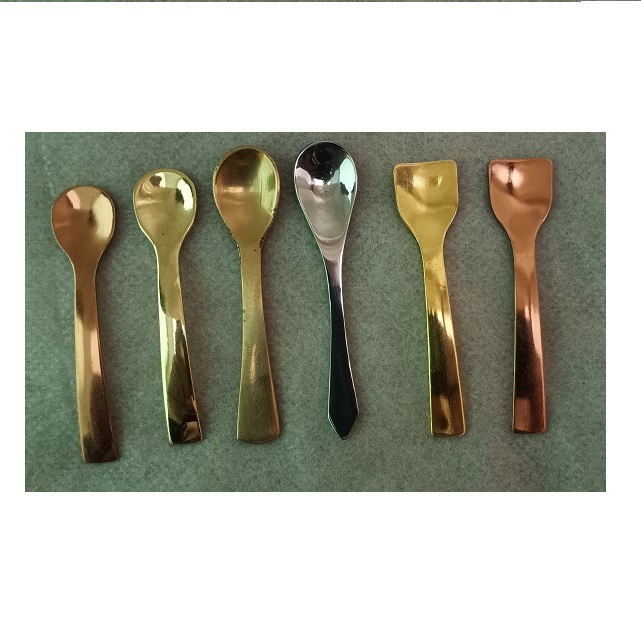 Stainless Steel 2.5 Inch Spoon - Color: Golden