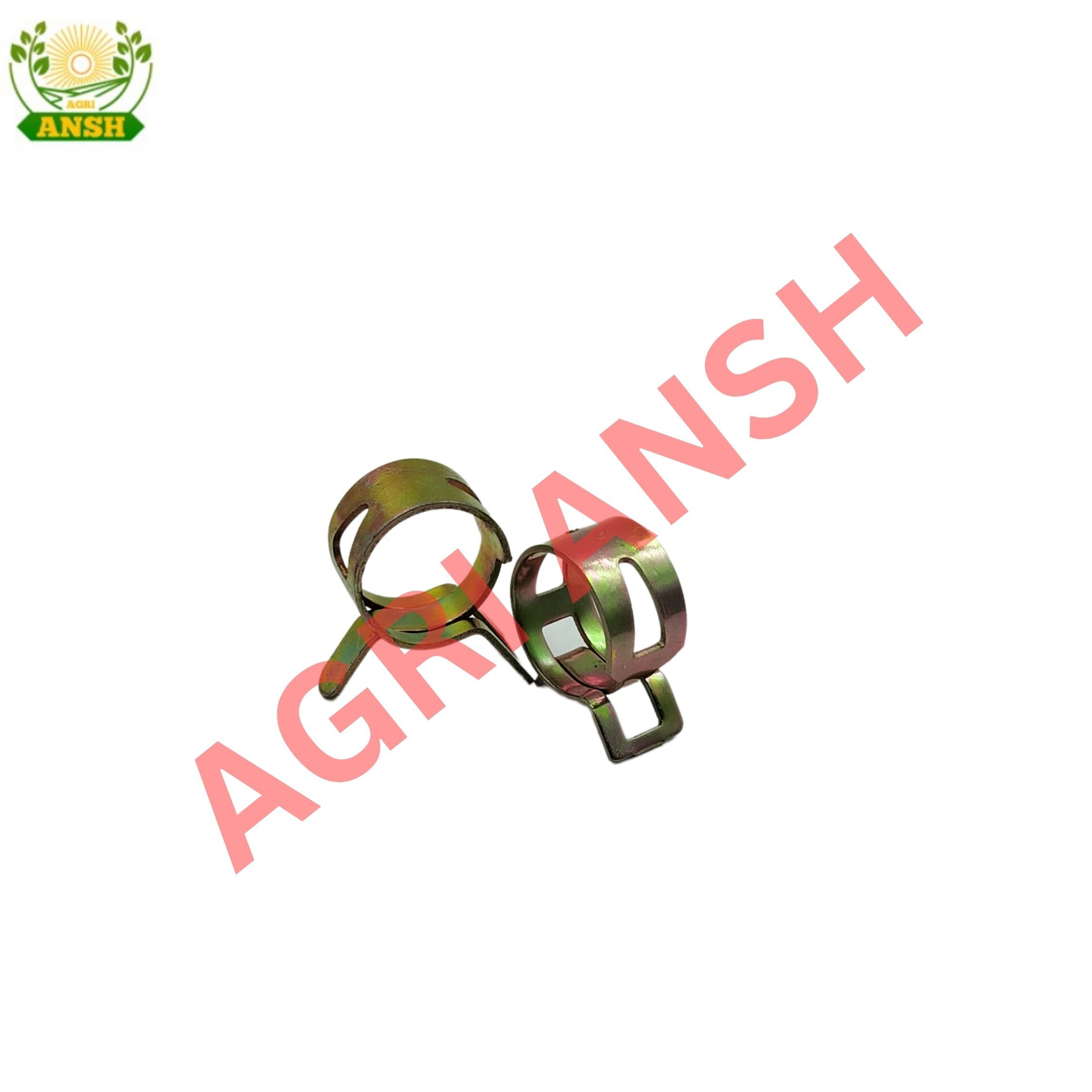 Push Clamp Mota - Mild Steel, Two Sizes Available | Gray Color, 1 Year Warranty, Strong And Durable For Dc Motor And Sprayer Tank Connection