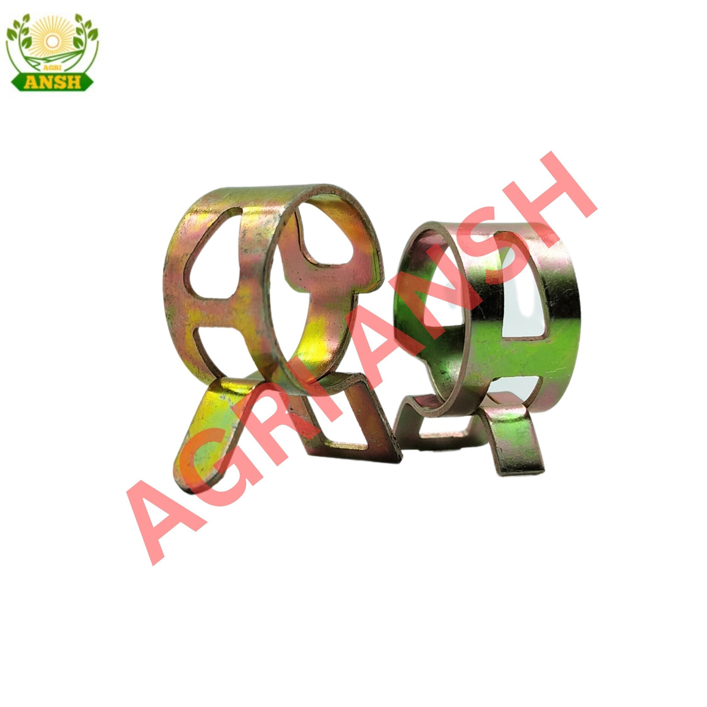 Push Clamp Mota - Mild Steel, Two Sizes Available | Gray Color, 1 Year Warranty, Strong And Durable For Dc Motor And Sprayer Tank Connection