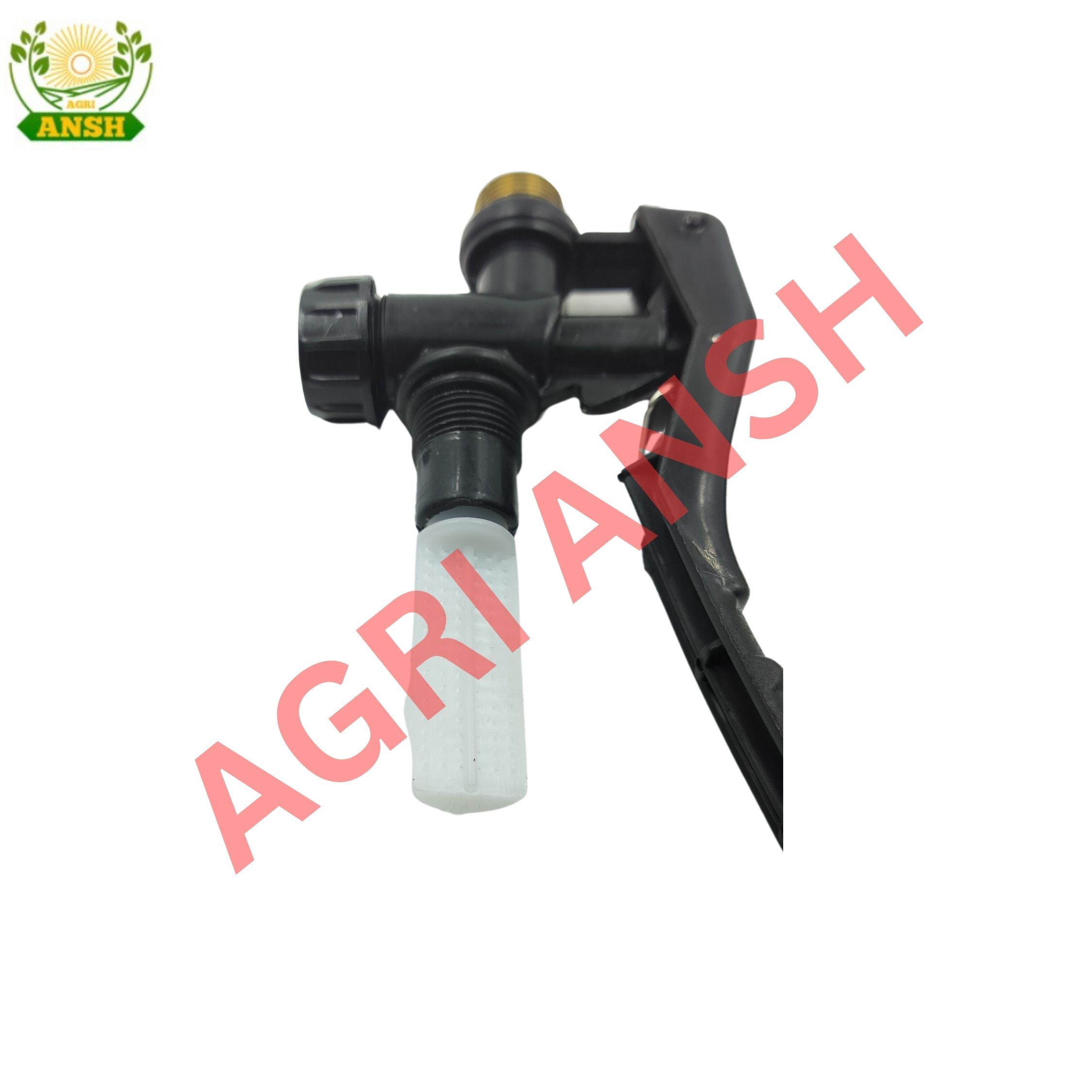 Heavy Brass Trigger - Plastic Material, Black Color | 1 Year Warranty For Battery And Knapsack Sprayers To Control Water Supply