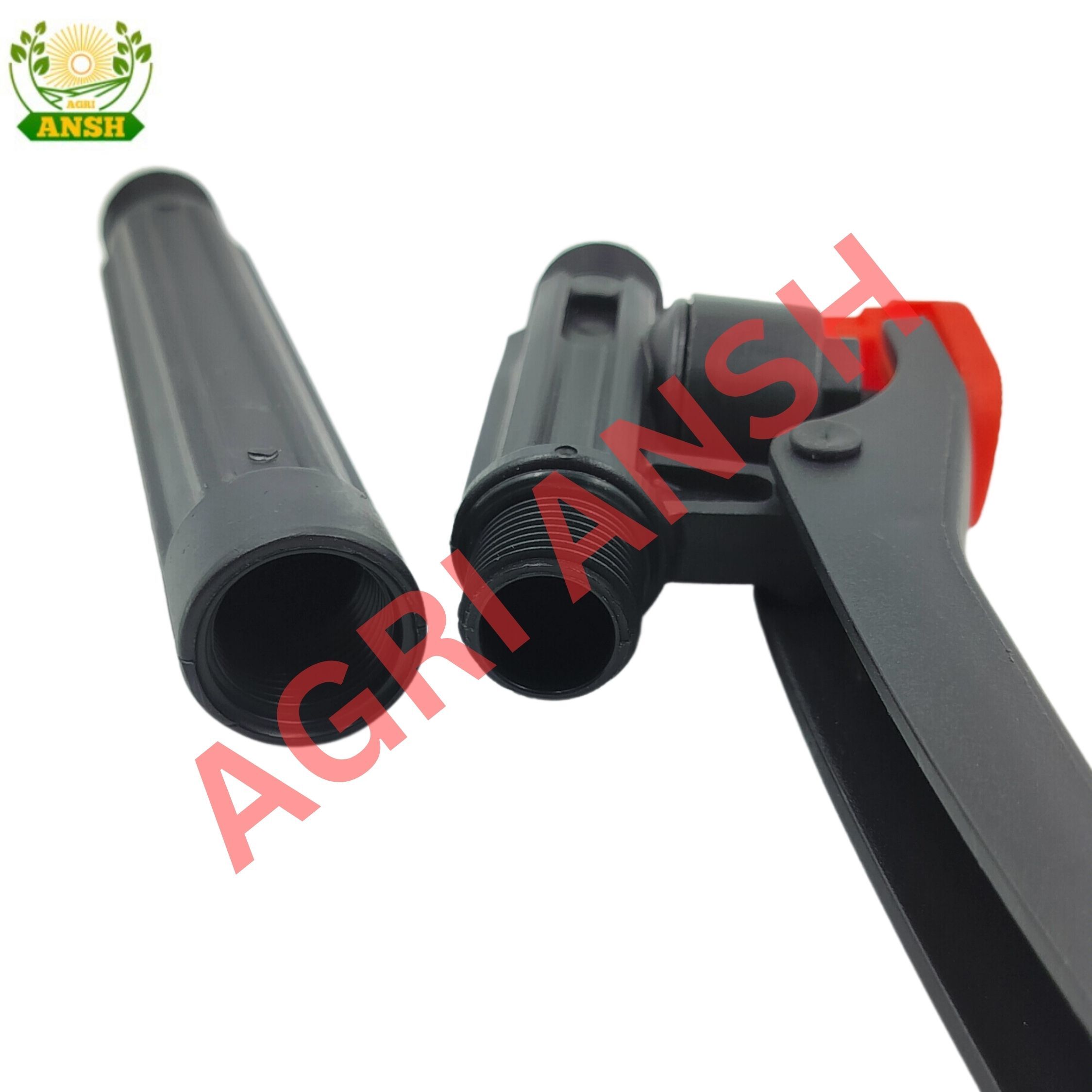 Red Button Trigger - Plastic Material, 1 Year Warranty | Black Color, Functional Design For Reliable Performance