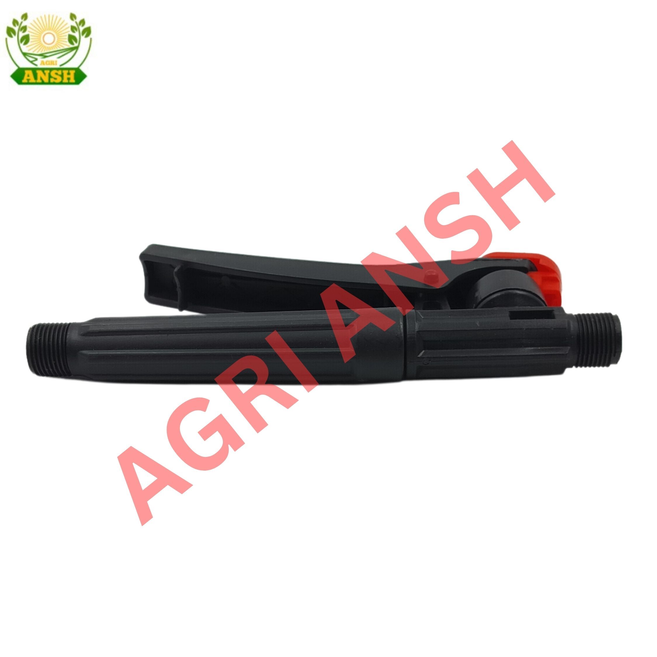 Red Button Trigger - Plastic Material, 1 Year Warranty | Black Color, Functional Design For Reliable Performance