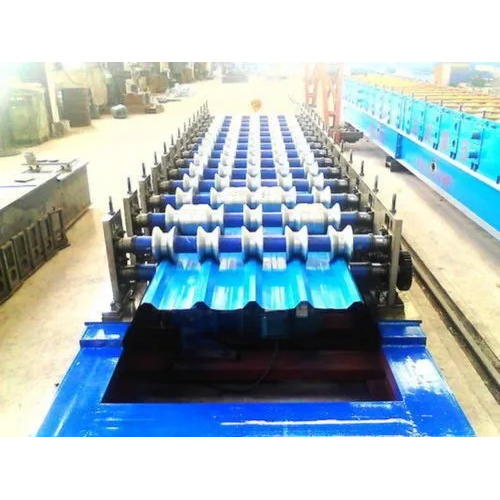 Roof Sheet Roll Forming Machine - Mild Steel, 3 Phase, 50 Hz, 480 Volt, 10 kW | Automatic HMI Control System, Warranty Included