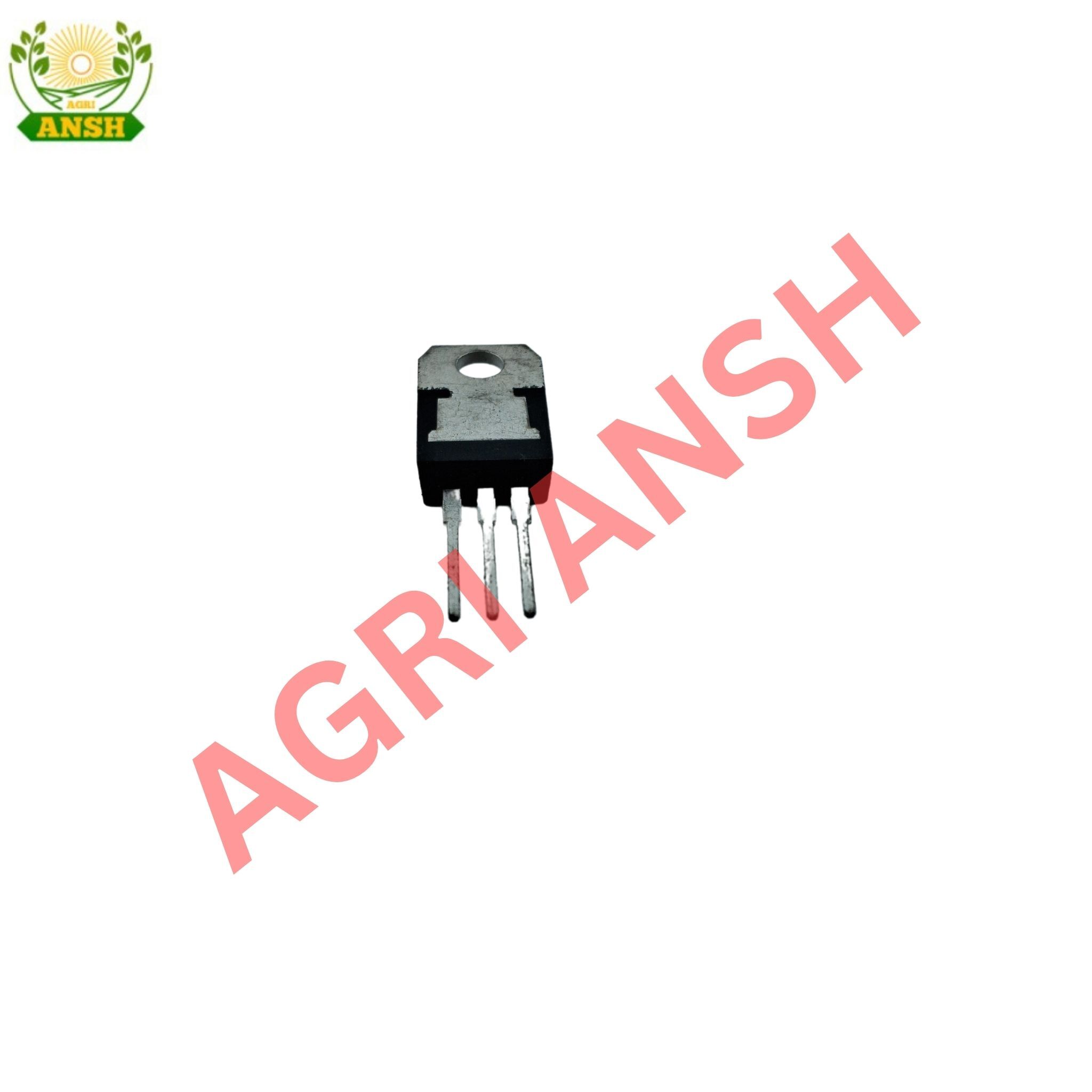Ic Circuit 7812 - Black & Gray | Stable 12v Dc Output For Industrial & Commercial Use, 1 Year Warranty, Original Quality Component By Agriansh