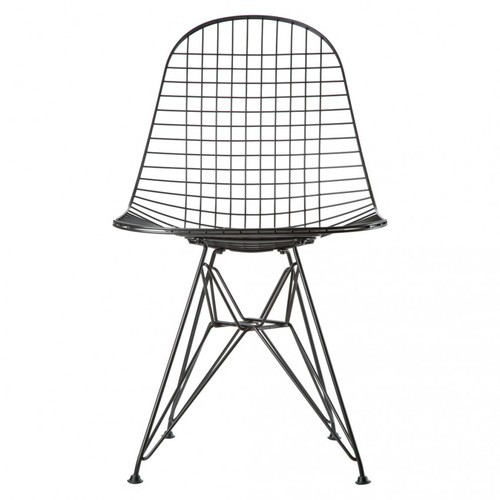 Multicolored Designer Iron-Wire Bar Chair