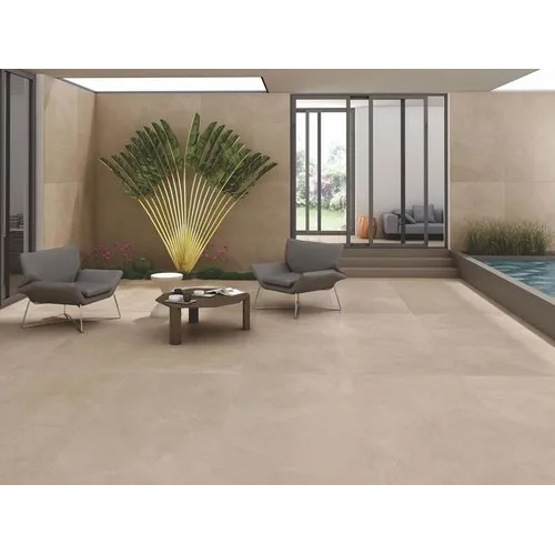 Square Edge Simpolo Cream Floor Tiles