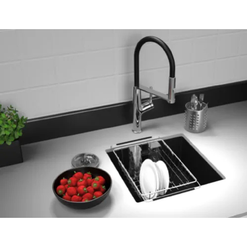 Carysil Stainless Steel Single Rectangular Kitchen Sink - Silver Finish | Modern Design, Durable Build