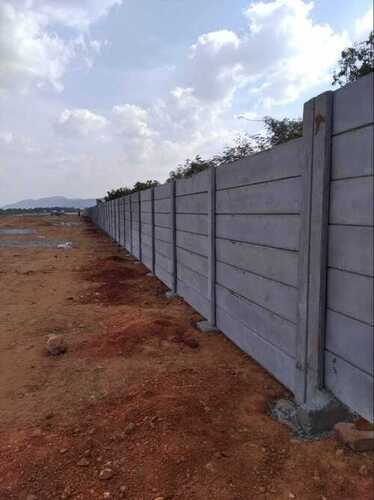 RCC Boundary Wall - Reinforced Cement Concrete, Different Sizes Available | Durable Design for Long Service Life and Secure Property Boundaries
