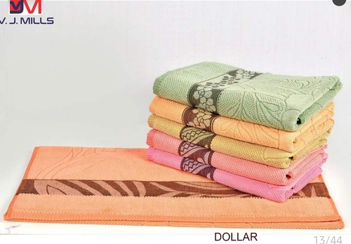 Dollar Towel - 100% Cotton, Square Shape, 320 GSM | Eco-Friendly, Quick Dry, Highly Water Absorbent, Ideal for Adults, Children, and Seniors
