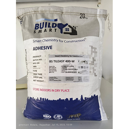 सफेद Bs Tileasy 400-w टाइल चिपकने वाला