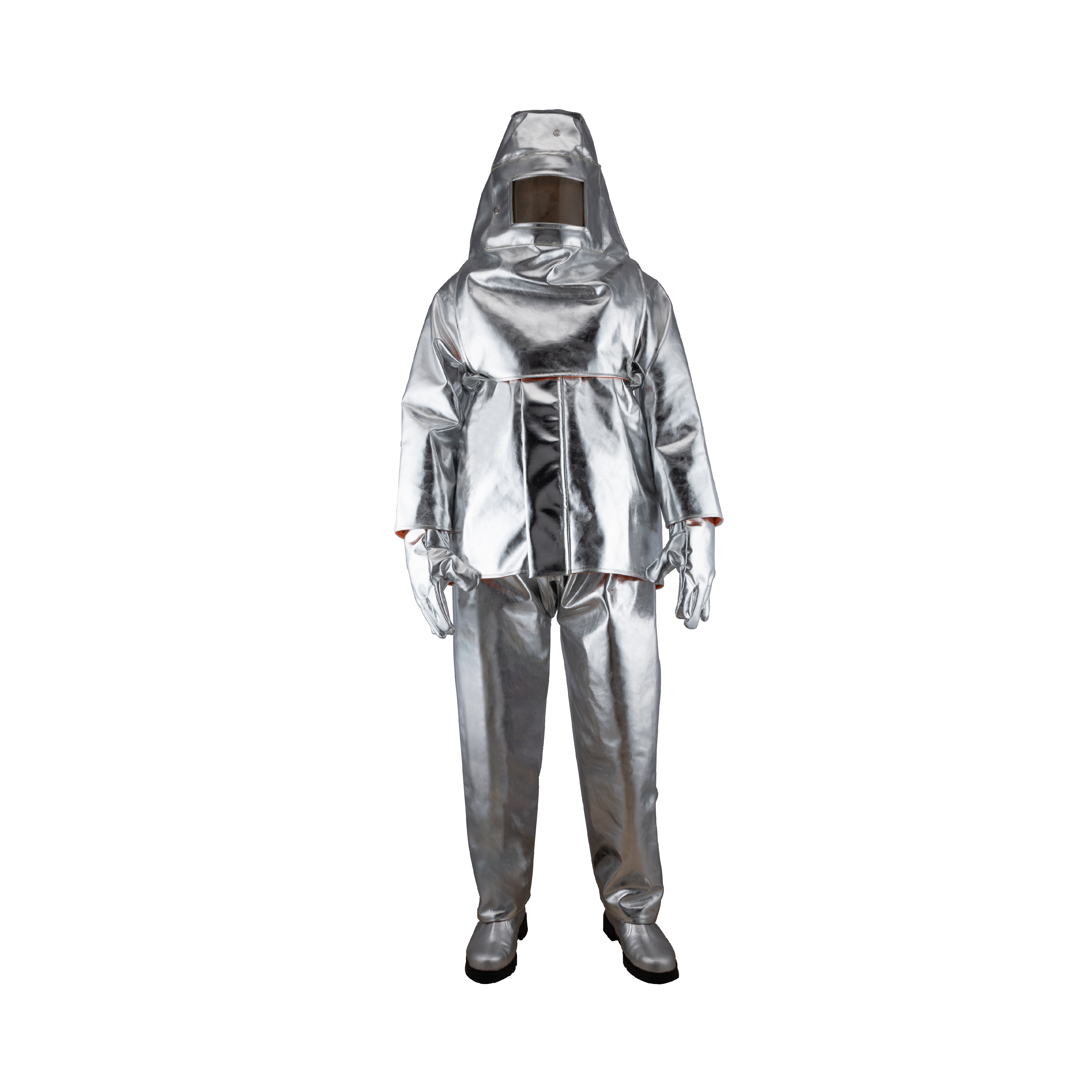Aluminised Suit - Aluminized Fabric, Size S-xxl, Silver Color, 5-7 Kg, En Iso 11611 Standard, Double-stitched Seams | Ideal For Welding And High-temperature Applications