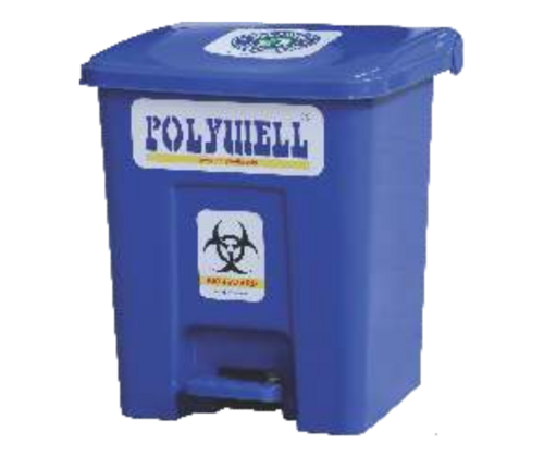 रेड 20l पेडल डस्टबिन