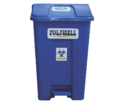 50 L Pedal Dustbin - Color: Blue