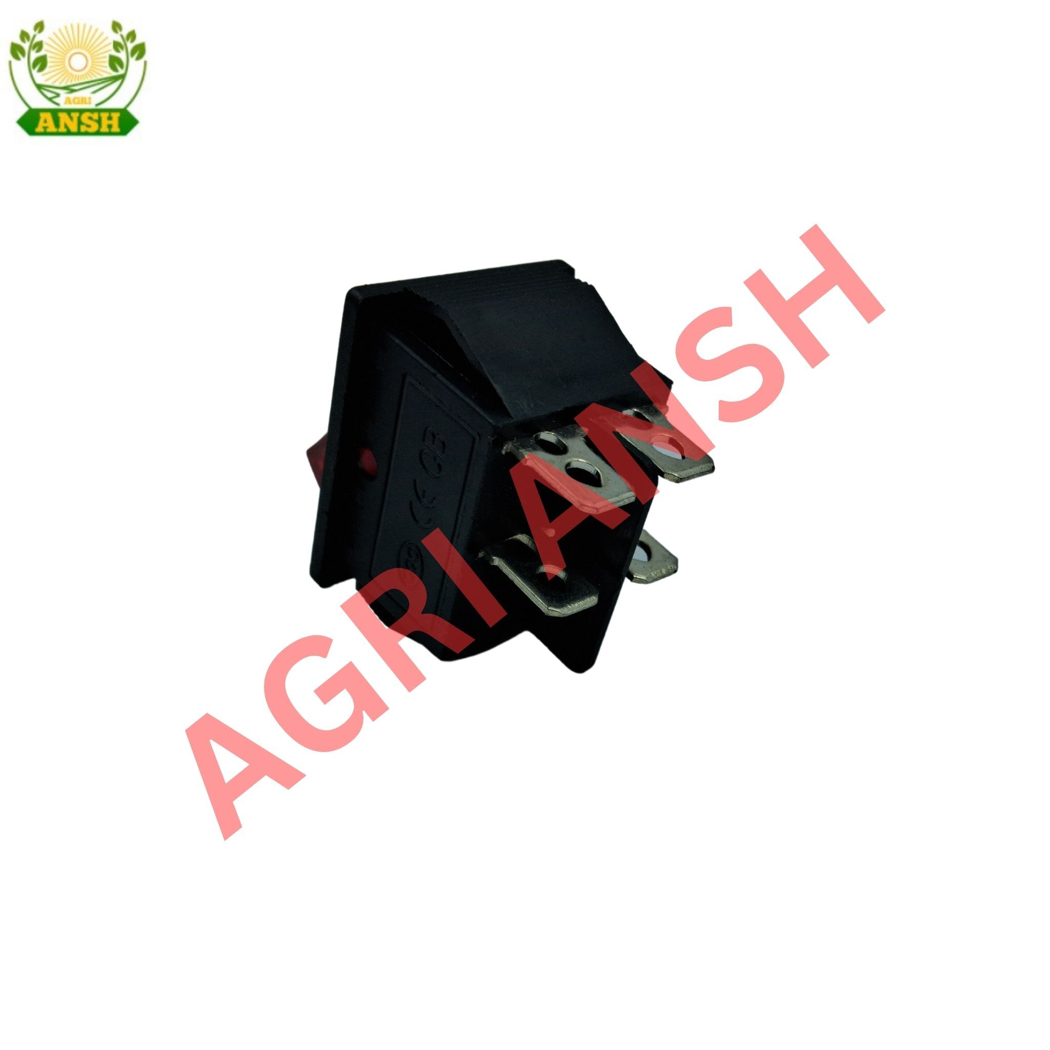 Moti Switch (Red) - Industrial Grade Black Switch | 1-year Warranty, Suitable For Commercial Applications
