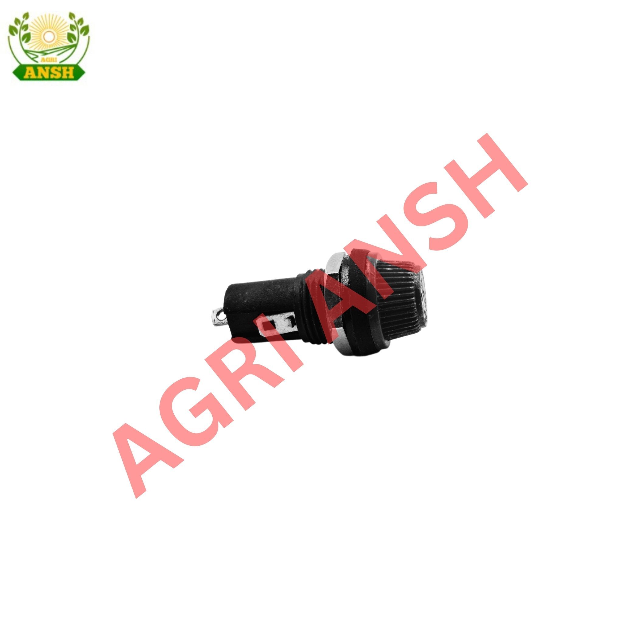 Fuse Socket - Black & Red Fuse Connector, 1 Year Warranty | Industrial & Commercial Usage, 50 Frequency