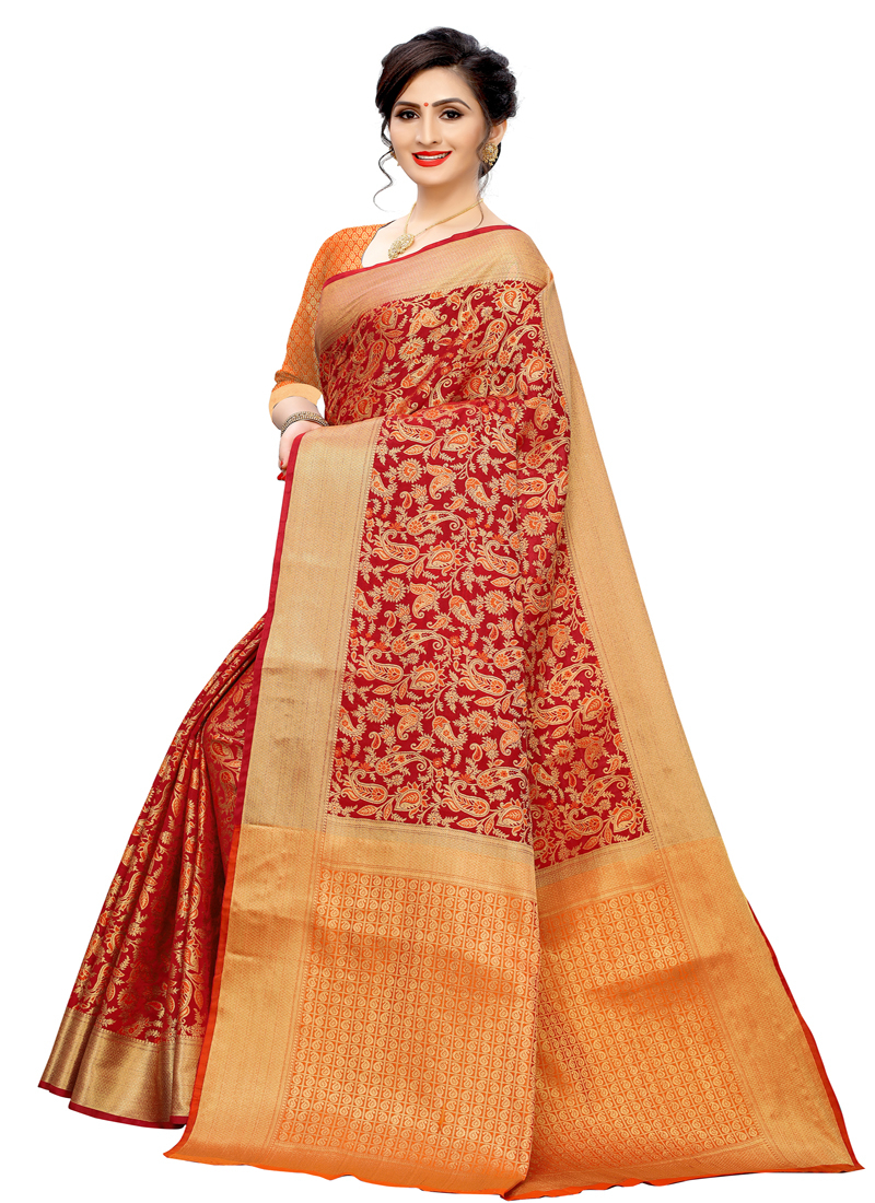 Patola Saree - Luxurious Silk Blend Fabric, Vibrant Patterns And Rich Colors
