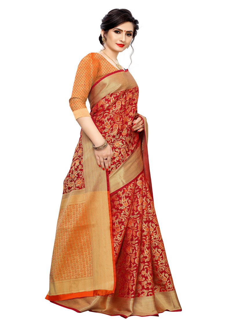 Patola Saree - Luxurious Silk Blend Fabric, Vibrant Patterns And Rich Colors