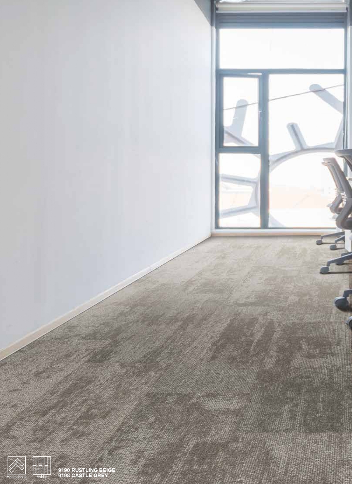 Heavy Commercial Use Nylon Carpet - 100% Solution Dyed Nylon, 6mm Thickness, Available In Beige, Blacks, Grays | Eco Backing, Lifetime Anti-shock Warranty