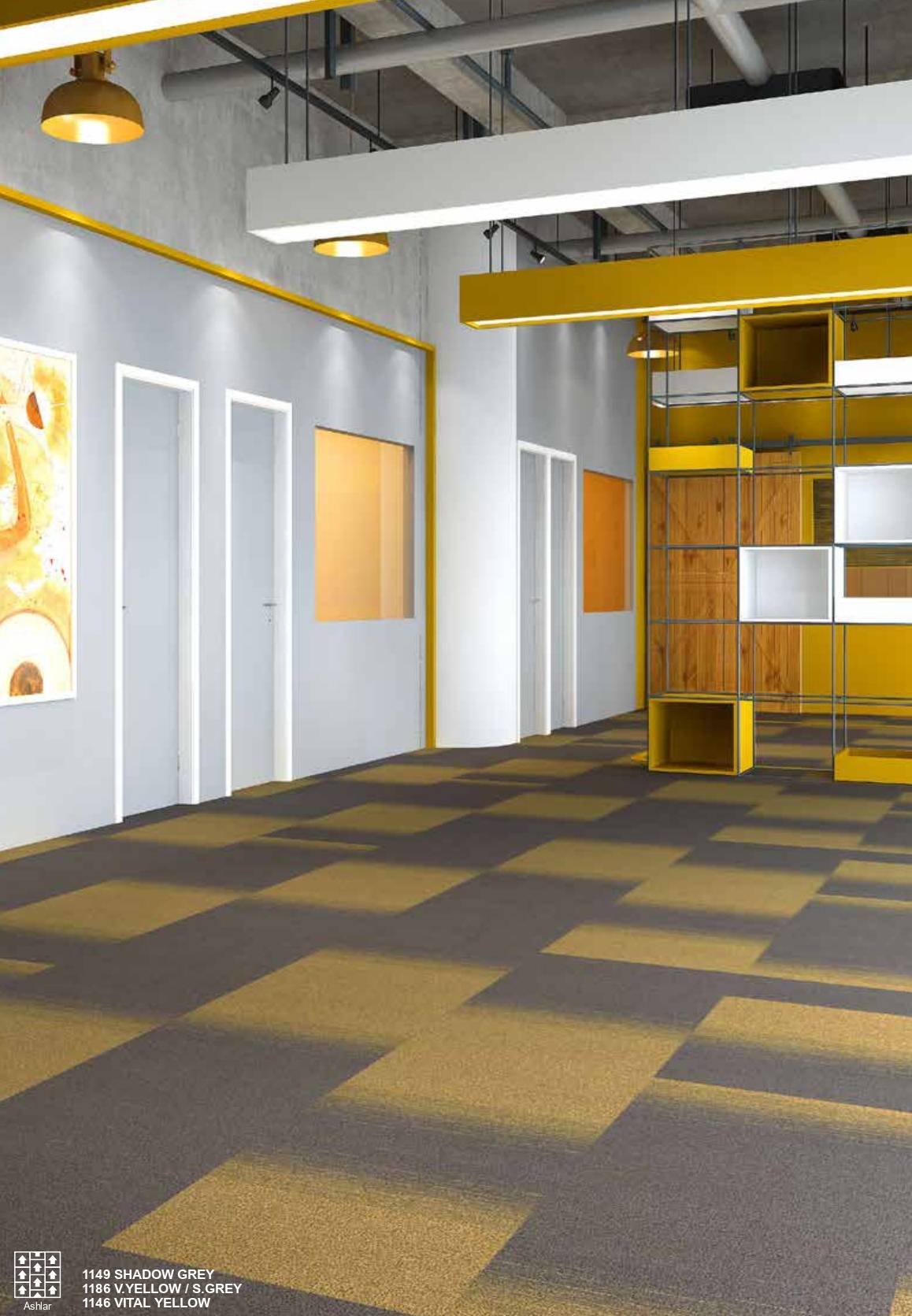 Topaz 11 - 100% Solution Dyed Nylon, 50 Cm X 50 Cm Tiles, Luxurious Multi-colored Design, Eco-friendly Backing, 15-year Wear Warranty, Stain Resistance 9