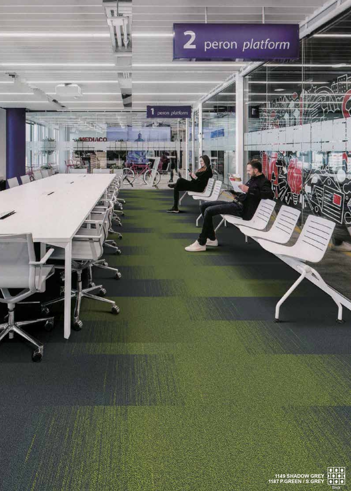 Topaz 11 - 100% Solution Dyed Nylon, 50 Cm X 50 Cm Tiles, Luxurious Multi-colored Design, Eco-friendly Backing, 15-year Wear Warranty, Stain Resistance 9