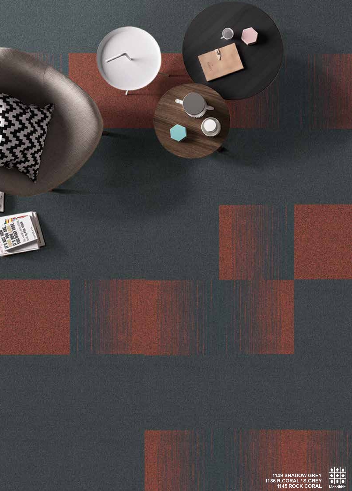 Topaz 11 - 100% Solution Dyed Nylon, 50 Cm X 50 Cm Tiles, Luxurious Multi-colored Design, Eco-friendly Backing, 15-year Wear Warranty, Stain Resistance 9