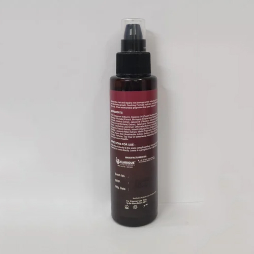 100ml Herbal Hair Oil - Herbal Blend With 16 Extracts | Nourishing Amla & Tulsi Infusion For All Hair Types Soothing Aroma