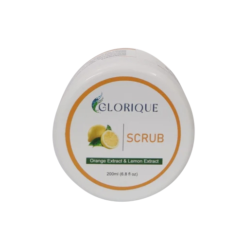 200ml Glorique Face Scrub - Gel Exfoliant With Natural Minerals, Smooth Texture For All Skin Types | Gentle Cleansing For Face And Body