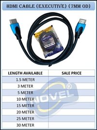 Hdmi Cable Executive 7Mm Od - Application: Industrial