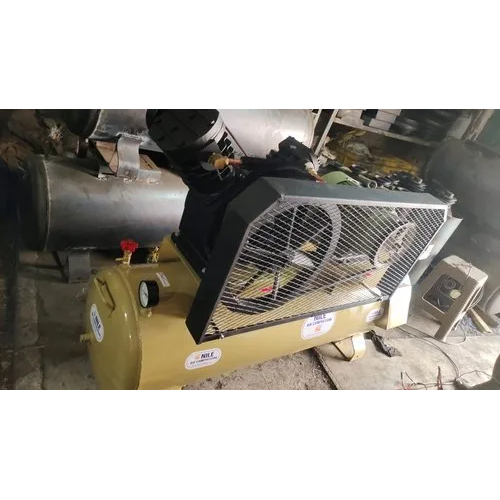 10 HP Air Compressor - Stainless Steel, Electric Power Source, Mute Rating 1 | Lubricated System for Quiet, Reliable Performance in Various Applications