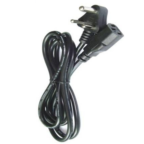 2 Mtr Desktop Power Cord - Color: Black